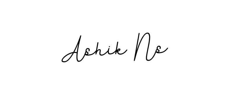 Make a beautiful signature design for name Ashik Ns. Use this online signature maker to create a handwritten signature for free. Ashik Ns signature style 11 images and pictures png