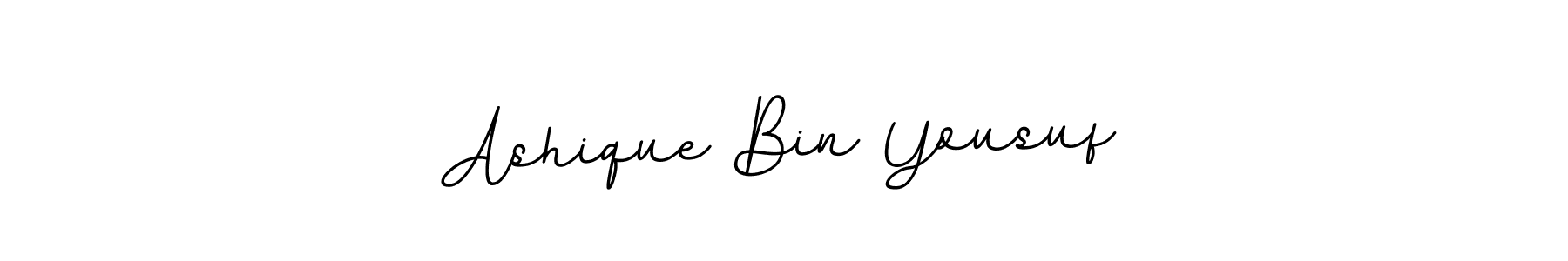 How to make Ashique Bin Yousuf signature? BallpointsItalic-DORy9 is a professional autograph style. Create handwritten signature for Ashique Bin Yousuf name. Ashique Bin Yousuf signature style 11 images and pictures png