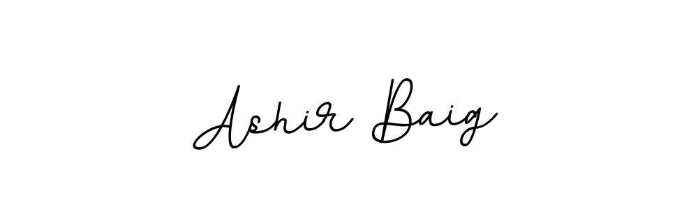 You should practise on your own different ways (BallpointsItalic-DORy9) to write your name (Ashir Baig) in signature. don't let someone else do it for you. Ashir Baig signature style 11 images and pictures png