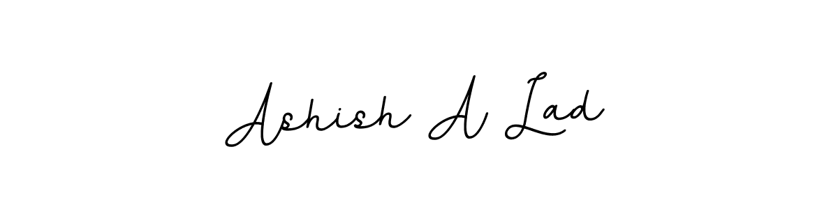 Design your own signature with our free online signature maker. With this signature software, you can create a handwritten (BallpointsItalic-DORy9) signature for name Ashish A Lad. Ashish A Lad signature style 11 images and pictures png