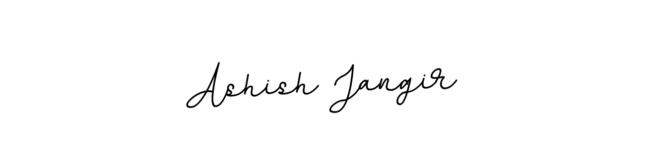 Use a signature maker to create a handwritten signature online. With this signature software, you can design (BallpointsItalic-DORy9) your own signature for name Ashish Jangir. Ashish Jangir signature style 11 images and pictures png