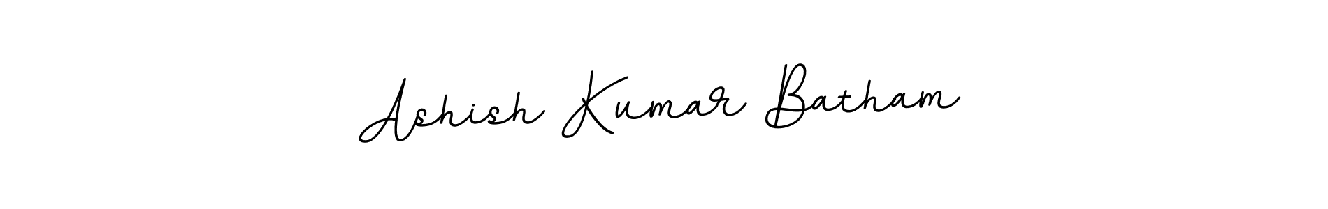 Use a signature maker to create a handwritten signature online. With this signature software, you can design (BallpointsItalic-DORy9) your own signature for name Ashish Kumar Batham. Ashish Kumar Batham signature style 11 images and pictures png