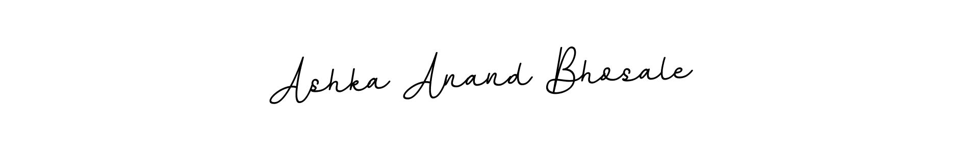 Also You can easily find your signature by using the search form. We will create Ashka Anand Bhosale name handwritten signature images for you free of cost using BallpointsItalic-DORy9 sign style. Ashka Anand Bhosale signature style 11 images and pictures png