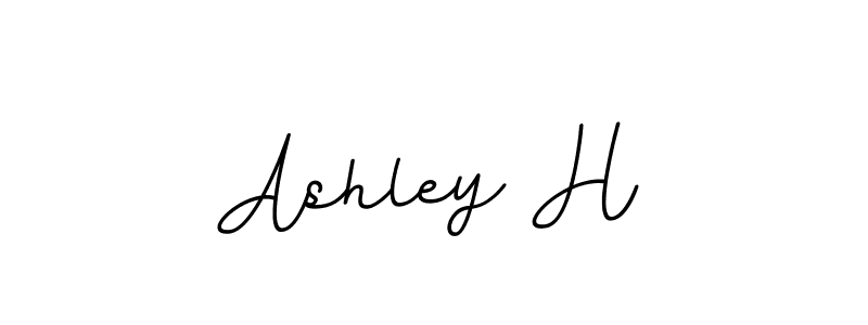This is the best signature style for the Ashley H name. Also you like these signature font (BallpointsItalic-DORy9). Mix name signature. Ashley H signature style 11 images and pictures png
