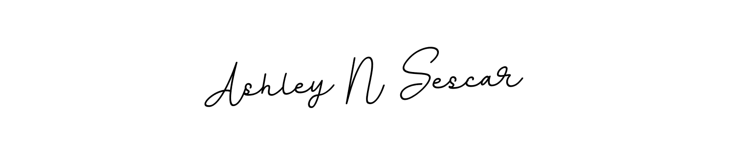 Make a beautiful signature design for name Ashley N Sescar. Use this online signature maker to create a handwritten signature for free. Ashley N Sescar signature style 11 images and pictures png