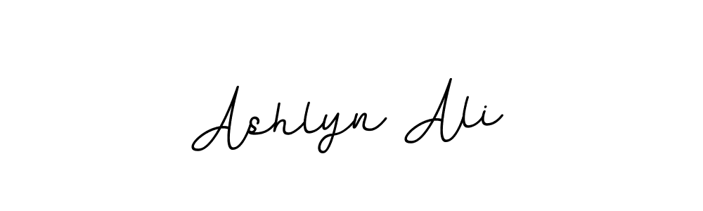 Ashlyn Ali stylish signature style. Best Handwritten Sign (BallpointsItalic-DORy9) for my name. Handwritten Signature Collection Ideas for my name Ashlyn Ali. Ashlyn Ali signature style 11 images and pictures png