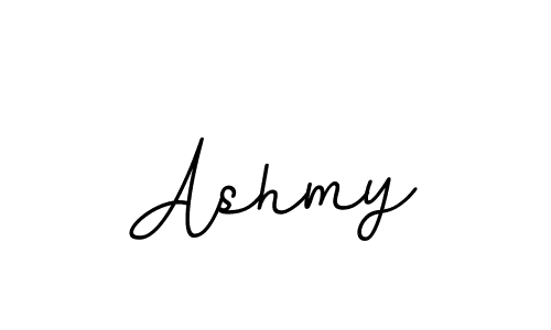 Design your own signature with our free online signature maker. With this signature software, you can create a handwritten (BallpointsItalic-DORy9) signature for name Ashmy. Ashmy signature style 11 images and pictures png
