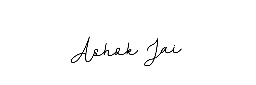 The best way (BallpointsItalic-DORy9) to make a short signature is to pick only two or three words in your name. The name Ashok Jai include a total of six letters. For converting this name. Ashok Jai signature style 11 images and pictures png