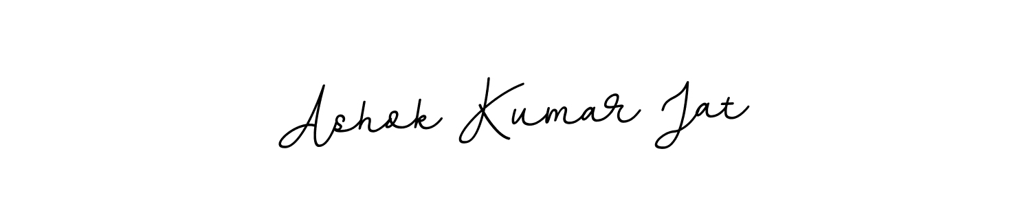 The best way (BallpointsItalic-DORy9) to make a short signature is to pick only two or three words in your name. The name Ashok Kumar Jat include a total of six letters. For converting this name. Ashok Kumar Jat signature style 11 images and pictures png