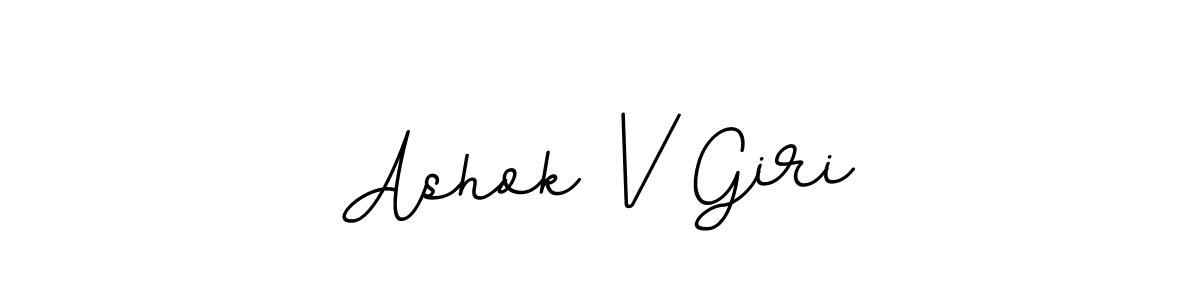 Ashok V Giri stylish signature style. Best Handwritten Sign (BallpointsItalic-DORy9) for my name. Handwritten Signature Collection Ideas for my name Ashok V Giri. Ashok V Giri signature style 11 images and pictures png