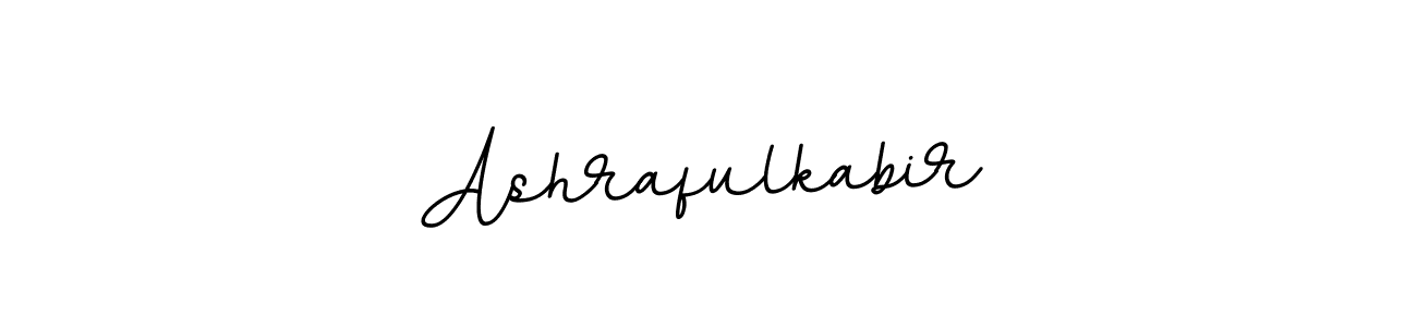 Use a signature maker to create a handwritten signature online. With this signature software, you can design (BallpointsItalic-DORy9) your own signature for name Ashrafulkabir. Ashrafulkabir signature style 11 images and pictures png