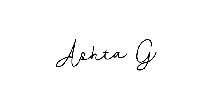 Design your own signature with our free online signature maker. With this signature software, you can create a handwritten (BallpointsItalic-DORy9) signature for name Ashta G. Ashta G signature style 11 images and pictures png
