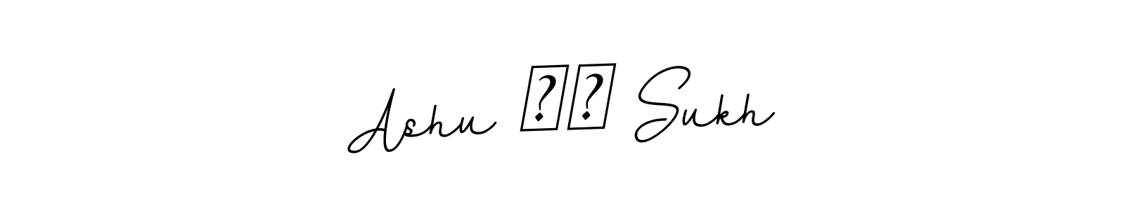 How to make Ashu ❤️ Sukh signature? BallpointsItalic-DORy9 is a professional autograph style. Create handwritten signature for Ashu ❤️ Sukh name. Ashu ❤️ Sukh signature style 11 images and pictures png