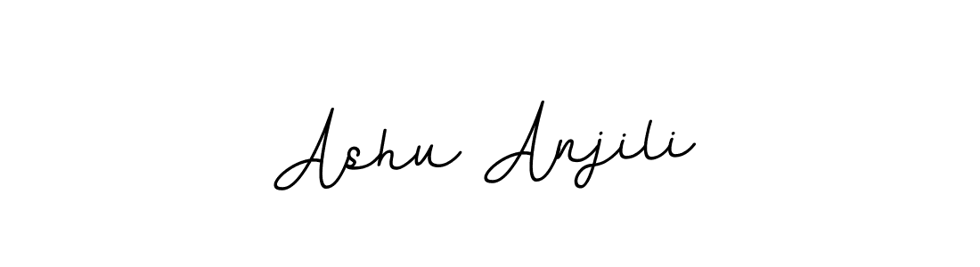 if you are searching for the best signature style for your name Ashu Anjili. so please give up your signature search. here we have designed multiple signature styles  using BallpointsItalic-DORy9. Ashu Anjili signature style 11 images and pictures png