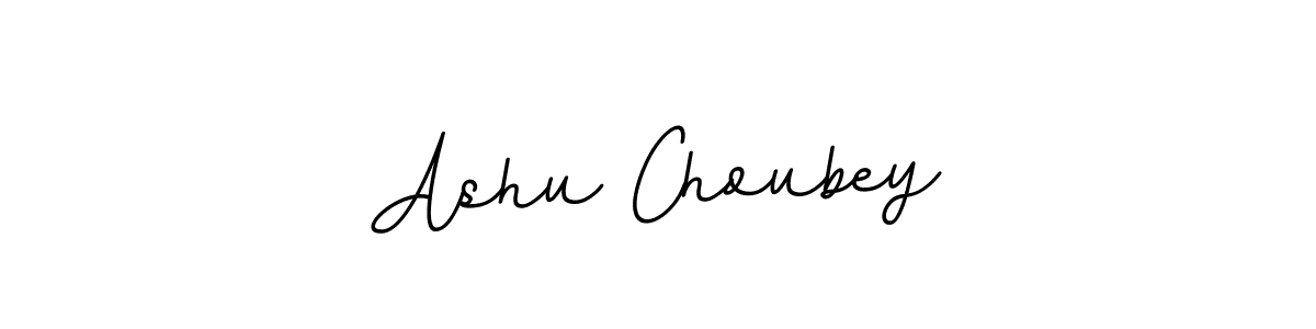 Make a beautiful signature design for name Ashu Choubey. With this signature (BallpointsItalic-DORy9) style, you can create a handwritten signature for free. Ashu Choubey signature style 11 images and pictures png