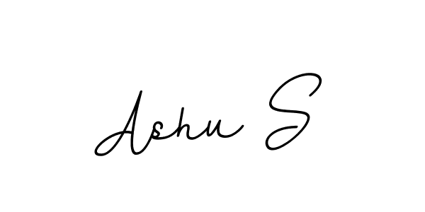 Make a beautiful signature design for name Ashu S. With this signature (BallpointsItalic-DORy9) style, you can create a handwritten signature for free. Ashu S signature style 11 images and pictures png