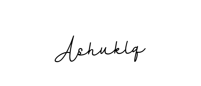 Use a signature maker to create a handwritten signature online. With this signature software, you can design (BallpointsItalic-DORy9) your own signature for name Ashuklq. Ashuklq signature style 11 images and pictures png