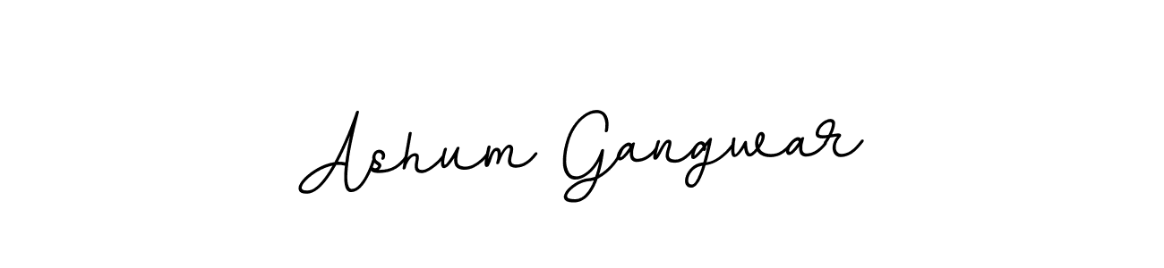 The best way (BallpointsItalic-DORy9) to make a short signature is to pick only two or three words in your name. The name Ashum Gangwar include a total of six letters. For converting this name. Ashum Gangwar signature style 11 images and pictures png