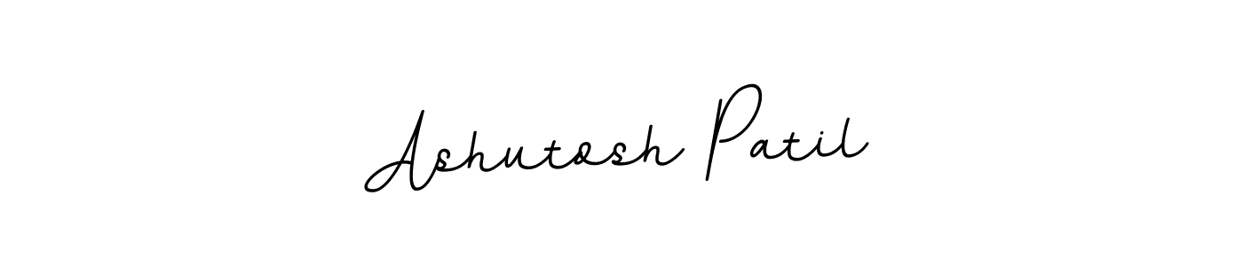 Design your own signature with our free online signature maker. With this signature software, you can create a handwritten (BallpointsItalic-DORy9) signature for name Ashutosh Patil. Ashutosh Patil signature style 11 images and pictures png