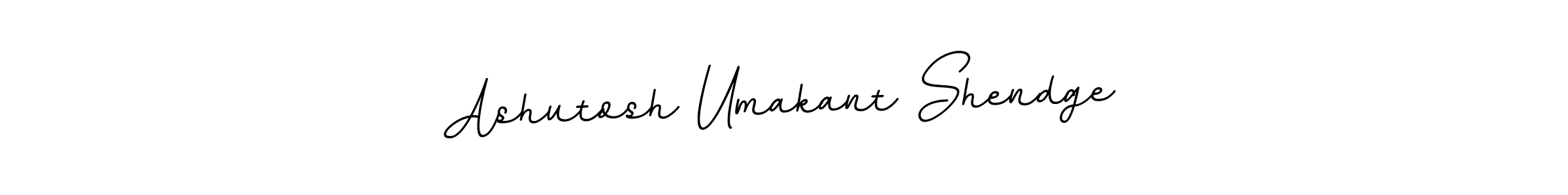 Create a beautiful signature design for name Ashutosh Umakant Shendge. With this signature (BallpointsItalic-DORy9) fonts, you can make a handwritten signature for free. Ashutosh Umakant Shendge signature style 11 images and pictures png