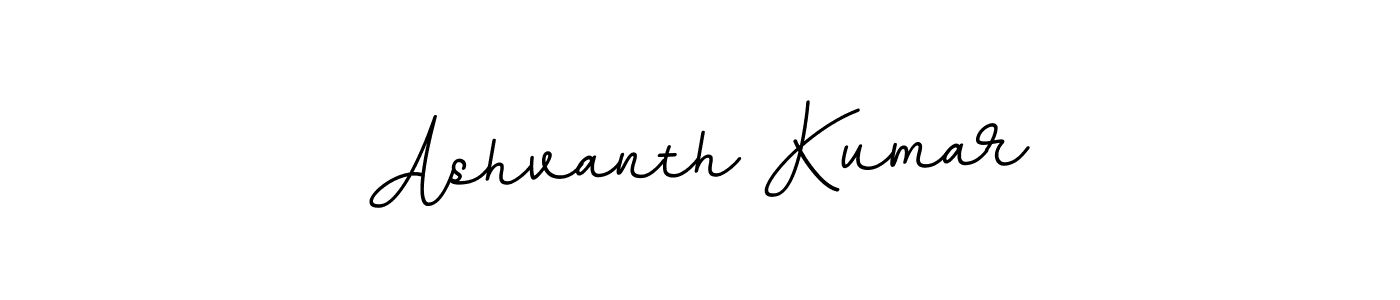 Make a beautiful signature design for name Ashvanth Kumar. With this signature (BallpointsItalic-DORy9) style, you can create a handwritten signature for free. Ashvanth Kumar signature style 11 images and pictures png