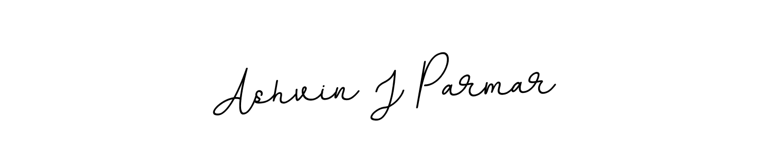Use a signature maker to create a handwritten signature online. With this signature software, you can design (BallpointsItalic-DORy9) your own signature for name Ashvin J Parmar. Ashvin J Parmar signature style 11 images and pictures png