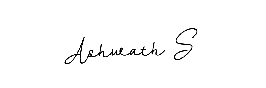 Make a beautiful signature design for name Ashwath S. Use this online signature maker to create a handwritten signature for free. Ashwath S signature style 11 images and pictures png