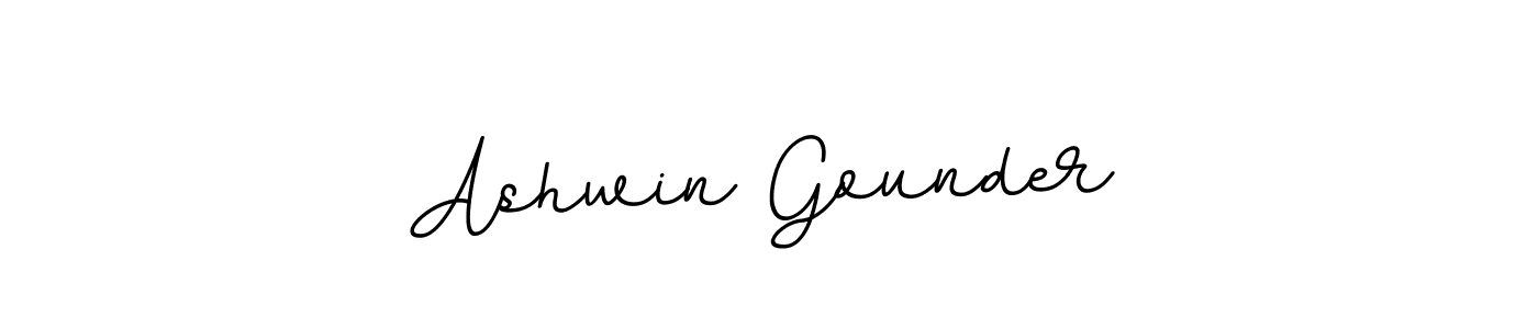 Also we have Ashwin Gounder name is the best signature style. Create professional handwritten signature collection using BallpointsItalic-DORy9 autograph style. Ashwin Gounder signature style 11 images and pictures png