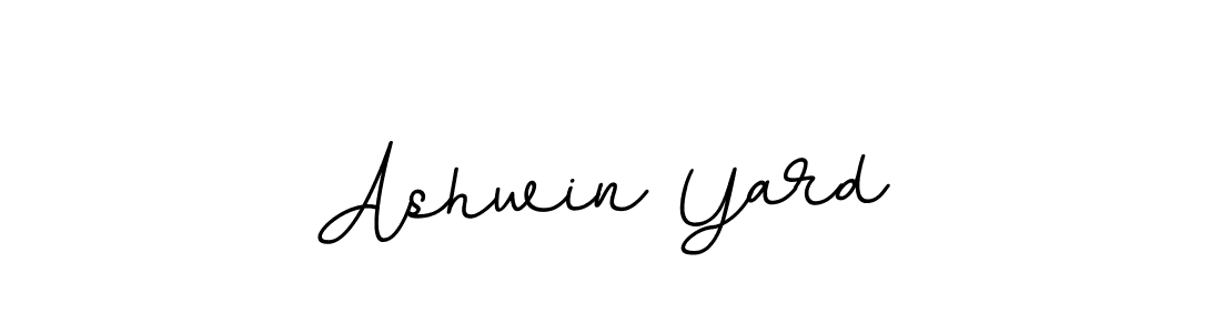 Design your own signature with our free online signature maker. With this signature software, you can create a handwritten (BallpointsItalic-DORy9) signature for name Ashwin Yard. Ashwin Yard signature style 11 images and pictures png