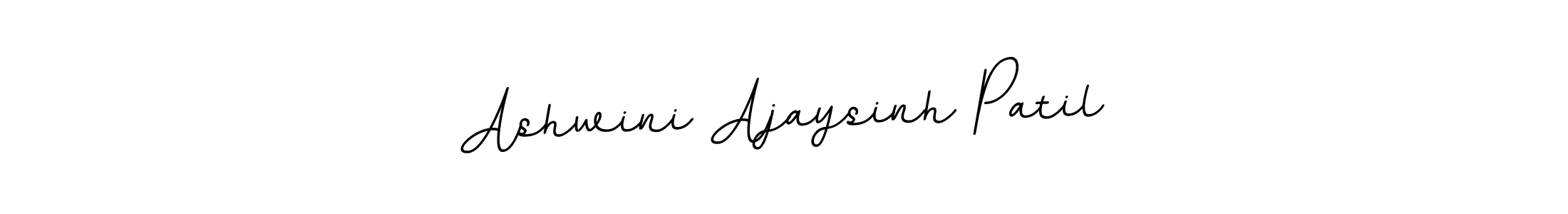 Make a beautiful signature design for name Ashwini Ajaysinh Patil. With this signature (BallpointsItalic-DORy9) style, you can create a handwritten signature for free. Ashwini Ajaysinh Patil signature style 11 images and pictures png