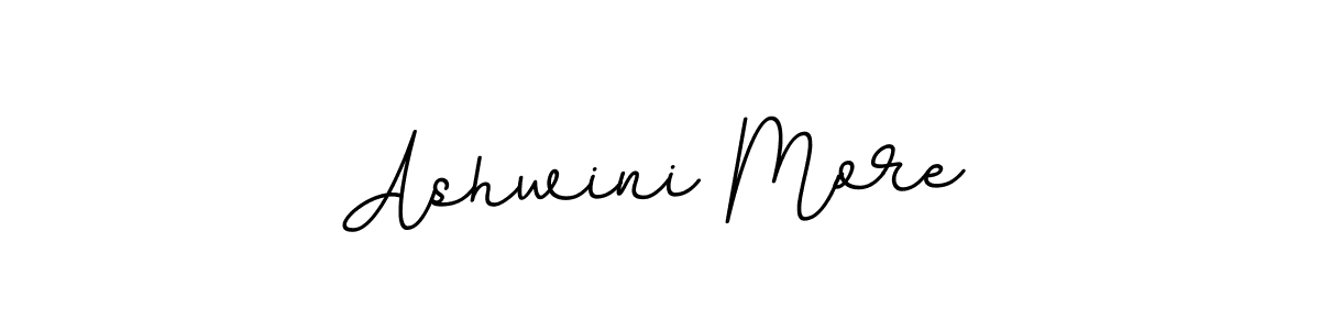 How to make Ashwini More name signature. Use BallpointsItalic-DORy9 style for creating short signs online. This is the latest handwritten sign. Ashwini More signature style 11 images and pictures png