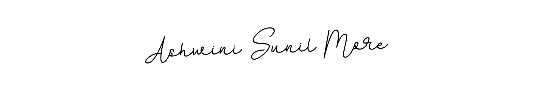 How to make Ashwini Sunil More signature? BallpointsItalic-DORy9 is a professional autograph style. Create handwritten signature for Ashwini Sunil More name. Ashwini Sunil More signature style 11 images and pictures png