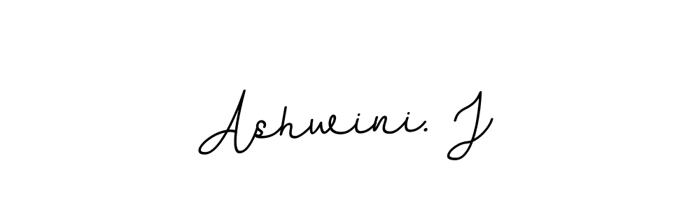 Design your own signature with our free online signature maker. With this signature software, you can create a handwritten (BallpointsItalic-DORy9) signature for name Ashwini. J. Ashwini. J signature style 11 images and pictures png