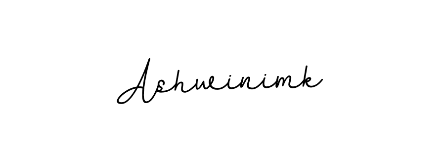 Design your own signature with our free online signature maker. With this signature software, you can create a handwritten (BallpointsItalic-DORy9) signature for name Ashwinimk. Ashwinimk signature style 11 images and pictures png