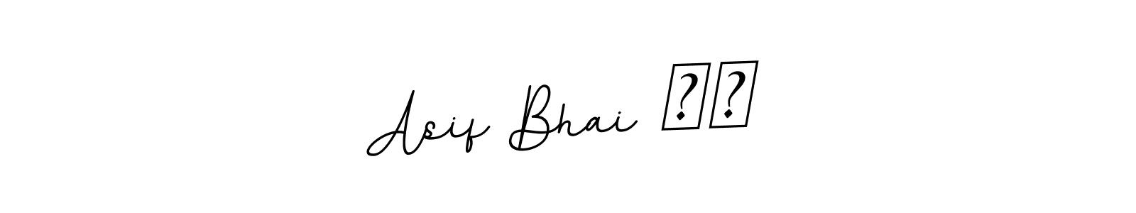 It looks lik you need a new signature style for name Asif Bhai ❣️. Design unique handwritten (BallpointsItalic-DORy9) signature with our free signature maker in just a few clicks. Asif Bhai ❣️ signature style 11 images and pictures png