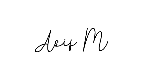 You should practise on your own different ways (BallpointsItalic-DORy9) to write your name (Asif M) in signature. don't let someone else do it for you. Asif M signature style 11 images and pictures png