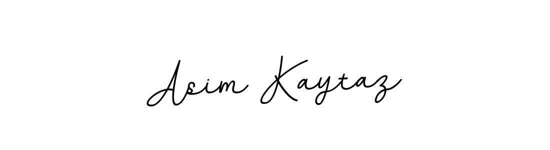 Use a signature maker to create a handwritten signature online. With this signature software, you can design (BallpointsItalic-DORy9) your own signature for name Asim Kaytaz. Asim Kaytaz signature style 11 images and pictures png