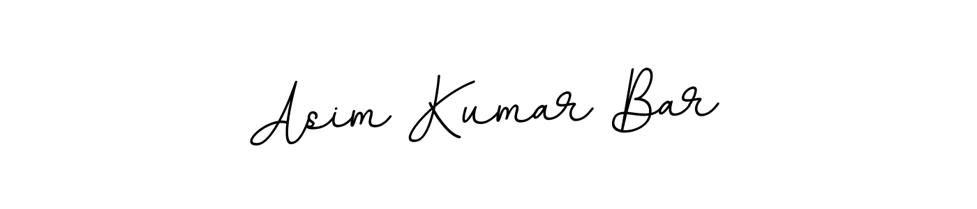 Design your own signature with our free online signature maker. With this signature software, you can create a handwritten (BallpointsItalic-DORy9) signature for name Asim Kumar Bar. Asim Kumar Bar signature style 11 images and pictures png