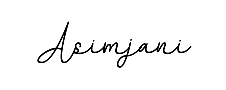 You can use this online signature creator to create a handwritten signature for the name Asimjani. This is the best online autograph maker. Asimjani signature style 11 images and pictures png