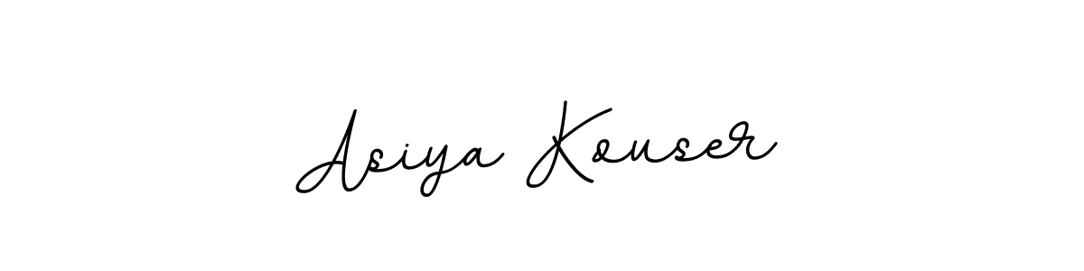 The best way (BallpointsItalic-DORy9) to make a short signature is to pick only two or three words in your name. The name Asiya Kouser include a total of six letters. For converting this name. Asiya Kouser signature style 11 images and pictures png