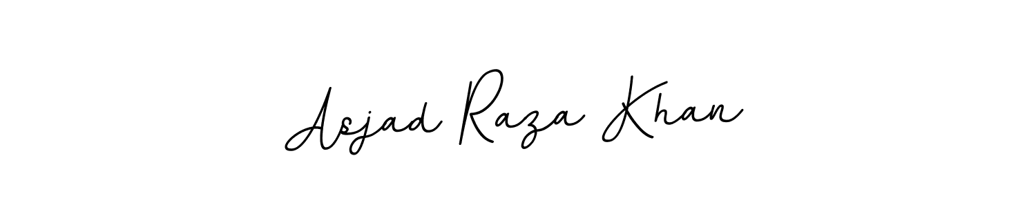 Design your own signature with our free online signature maker. With this signature software, you can create a handwritten (BallpointsItalic-DORy9) signature for name Asjad Raza Khan. Asjad Raza Khan signature style 11 images and pictures png