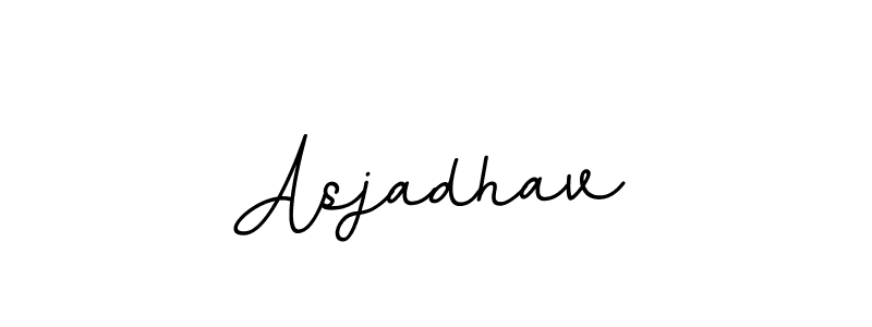Use a signature maker to create a handwritten signature online. With this signature software, you can design (BallpointsItalic-DORy9) your own signature for name Asjadhav. Asjadhav signature style 11 images and pictures png