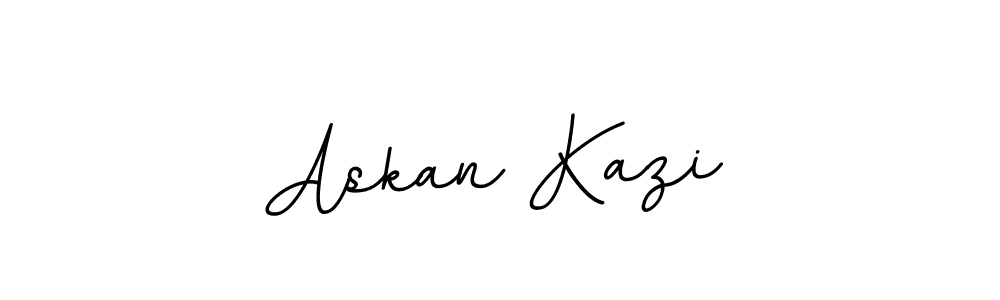 It looks lik you need a new signature style for name Askan Kazi. Design unique handwritten (BallpointsItalic-DORy9) signature with our free signature maker in just a few clicks. Askan Kazi signature style 11 images and pictures png