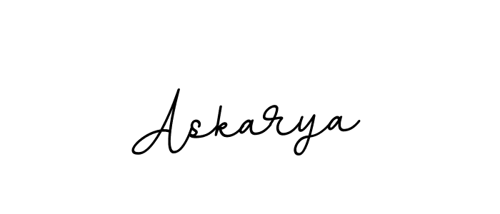 It looks lik you need a new signature style for name Askarya. Design unique handwritten (BallpointsItalic-DORy9) signature with our free signature maker in just a few clicks. Askarya signature style 11 images and pictures png