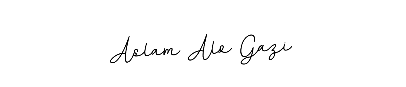 How to make Aslam Alo Gazi signature? BallpointsItalic-DORy9 is a professional autograph style. Create handwritten signature for Aslam Alo Gazi name. Aslam Alo Gazi signature style 11 images and pictures png