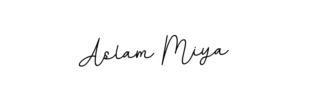 How to make Aslam Miya signature? BallpointsItalic-DORy9 is a professional autograph style. Create handwritten signature for Aslam Miya name. Aslam Miya signature style 11 images and pictures png