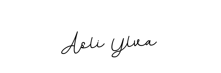 The best way (BallpointsItalic-DORy9) to make a short signature is to pick only two or three words in your name. The name Asli Ylva include a total of six letters. For converting this name. Asli Ylva signature style 11 images and pictures png