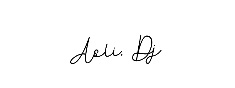 Design your own signature with our free online signature maker. With this signature software, you can create a handwritten (BallpointsItalic-DORy9) signature for name Asli. Dj. Asli. Dj signature style 11 images and pictures png