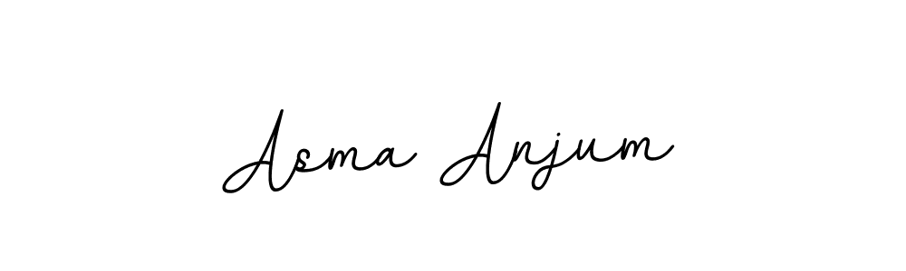 Make a beautiful signature design for name Asma Anjum. With this signature (BallpointsItalic-DORy9) style, you can create a handwritten signature for free. Asma Anjum signature style 11 images and pictures png