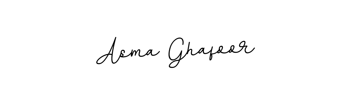 Use a signature maker to create a handwritten signature online. With this signature software, you can design (BallpointsItalic-DORy9) your own signature for name Asma Ghafoor. Asma Ghafoor signature style 11 images and pictures png